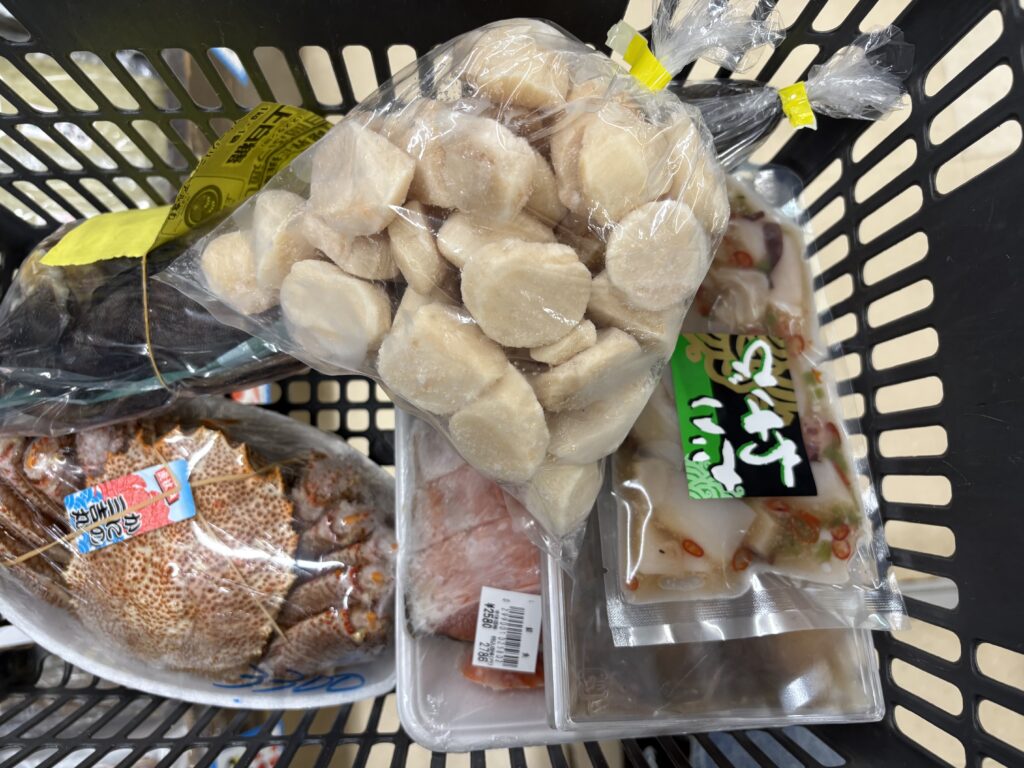 Crab and Scallops from Kakizaki Store Yoichi