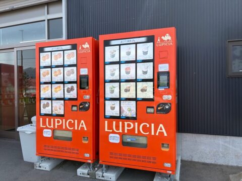 24-hour frozen sweets vending machine in Niseko Hokkaido
