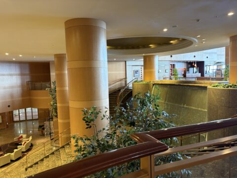 Hotel lobby at Grand Park Otaru